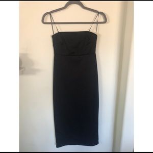 Urban Outfitters NWT Black Strapless Bodycon Dress